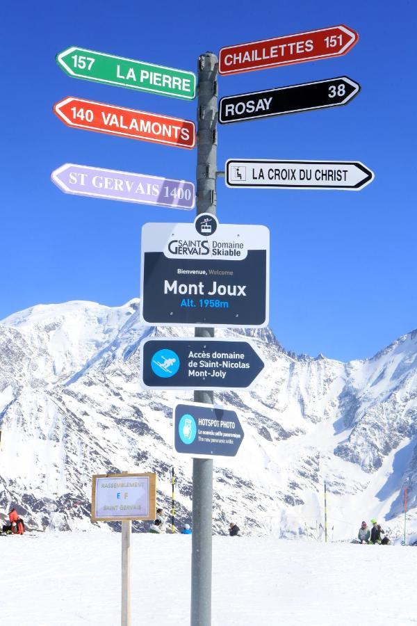 Saint-Gervais Apartment Next To Bettex Ski Lift Exteriér fotografie